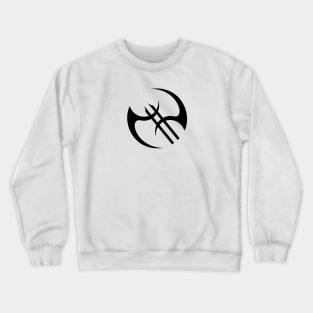 XX Chromosomes Lesbian Labrys and Feminist Symbol Crewneck Sweatshirt